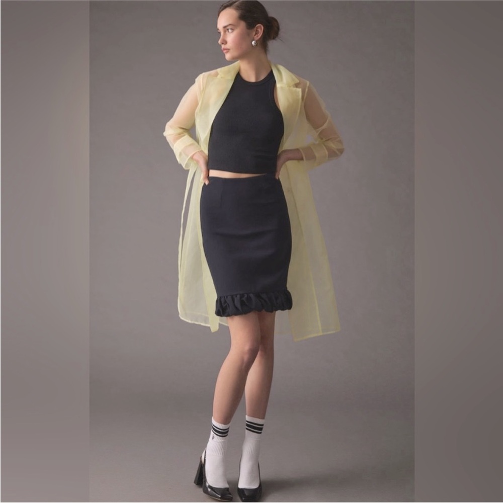 NWT MAEVE BUBBLE-HEM PENCIL SKIRT